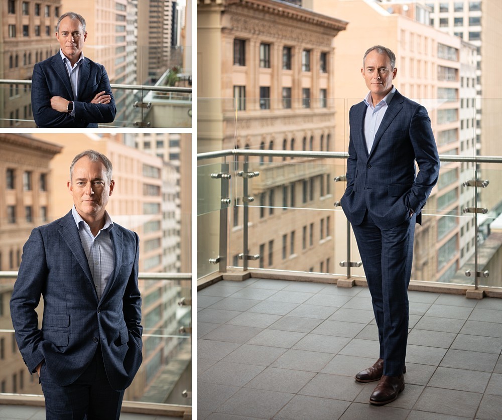 Sydney CEO Executive Branding Photographs with CBD in background