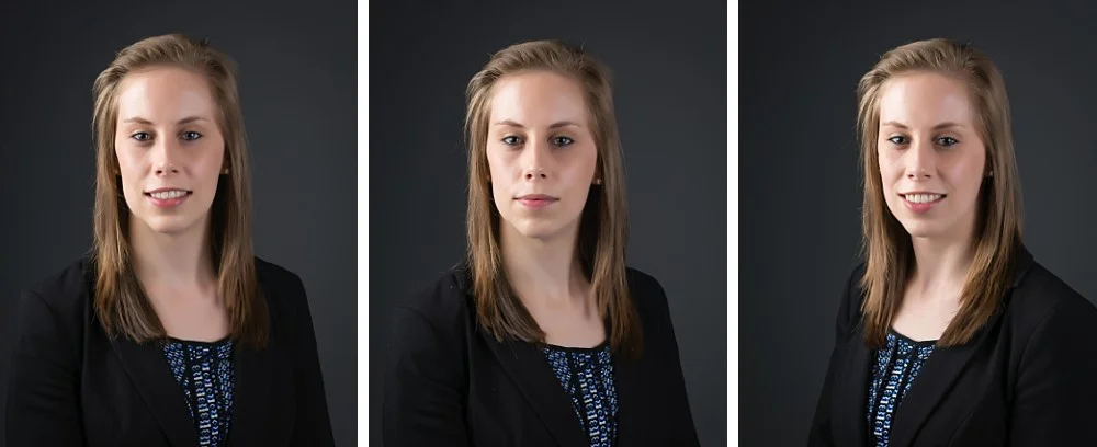 Female lawyer with blonde hair in studio headshot Coogee