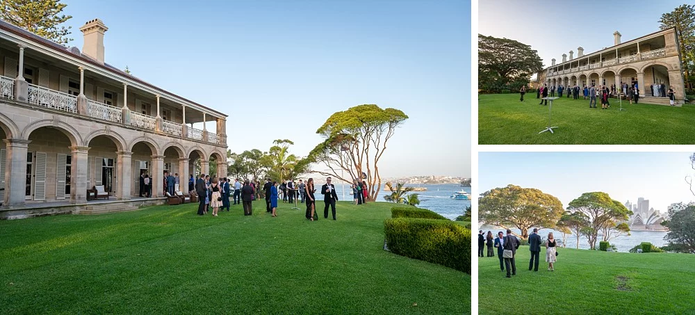 Guests at the back gardens of Admiralty House for the Lung Foundation Australia Reception 2018