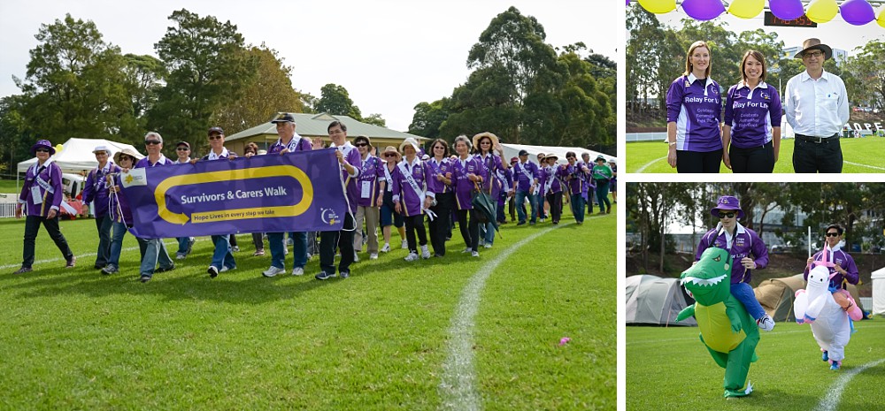 CanRevive leads participants to start the North Shore Cancer Council Relay For Life 2014