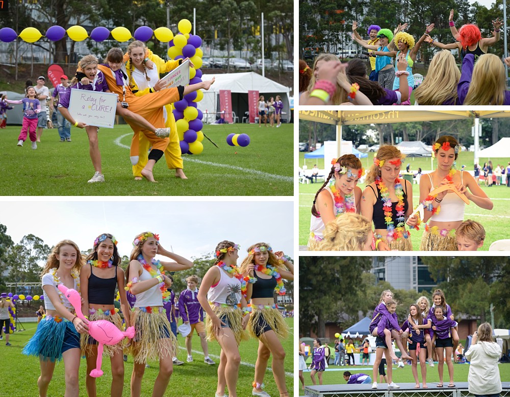 Participants at North Shore Cancer Council Relay For Life 2014