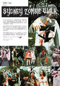 Sydney Zombie Walk 2011 article in The ONE Magazine Feb 2012